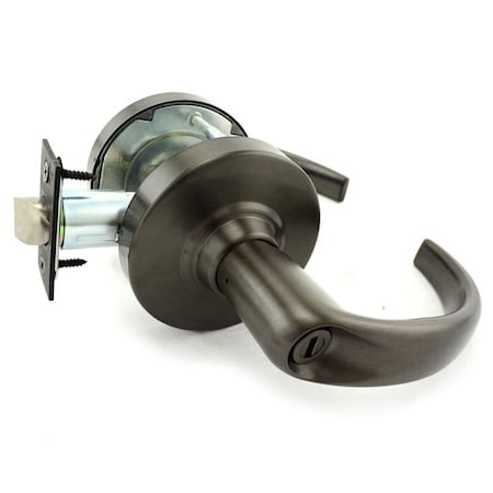 Schlage Commercial Privacy Sparta Lever 47267038 2-3/4" Springlatch ANSI Strike Oil Rubbed Bronze ALX40SPA613